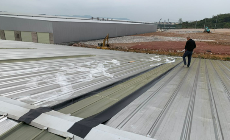 泗阳厂房屋面防水维修案例